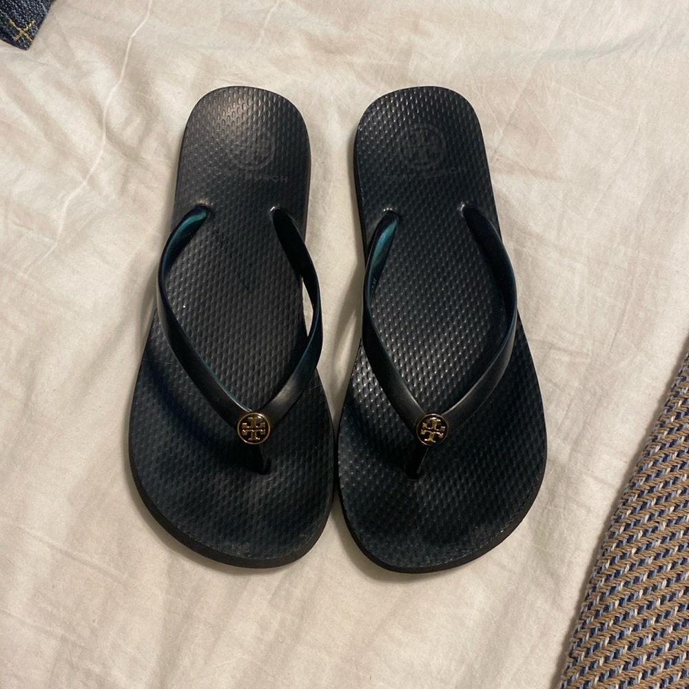 Tory Burch rubber thong flip flops